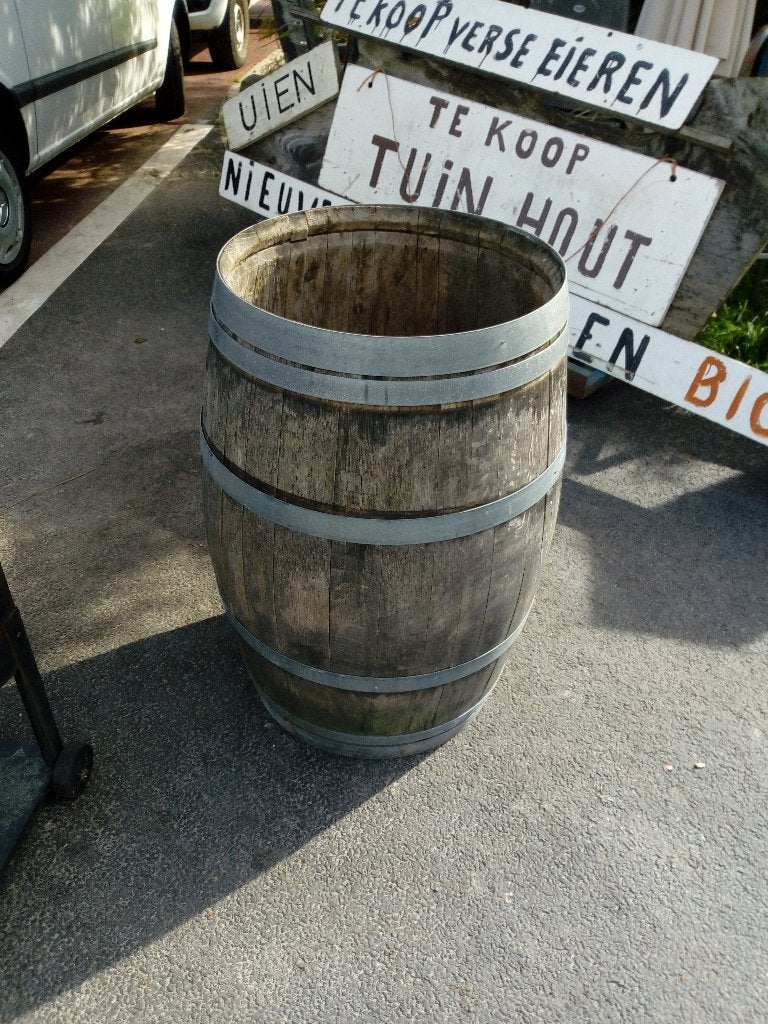 wijnvat regenton, 150 liter of meer, Ophalen of Verzenden, Gebruikt, Hout