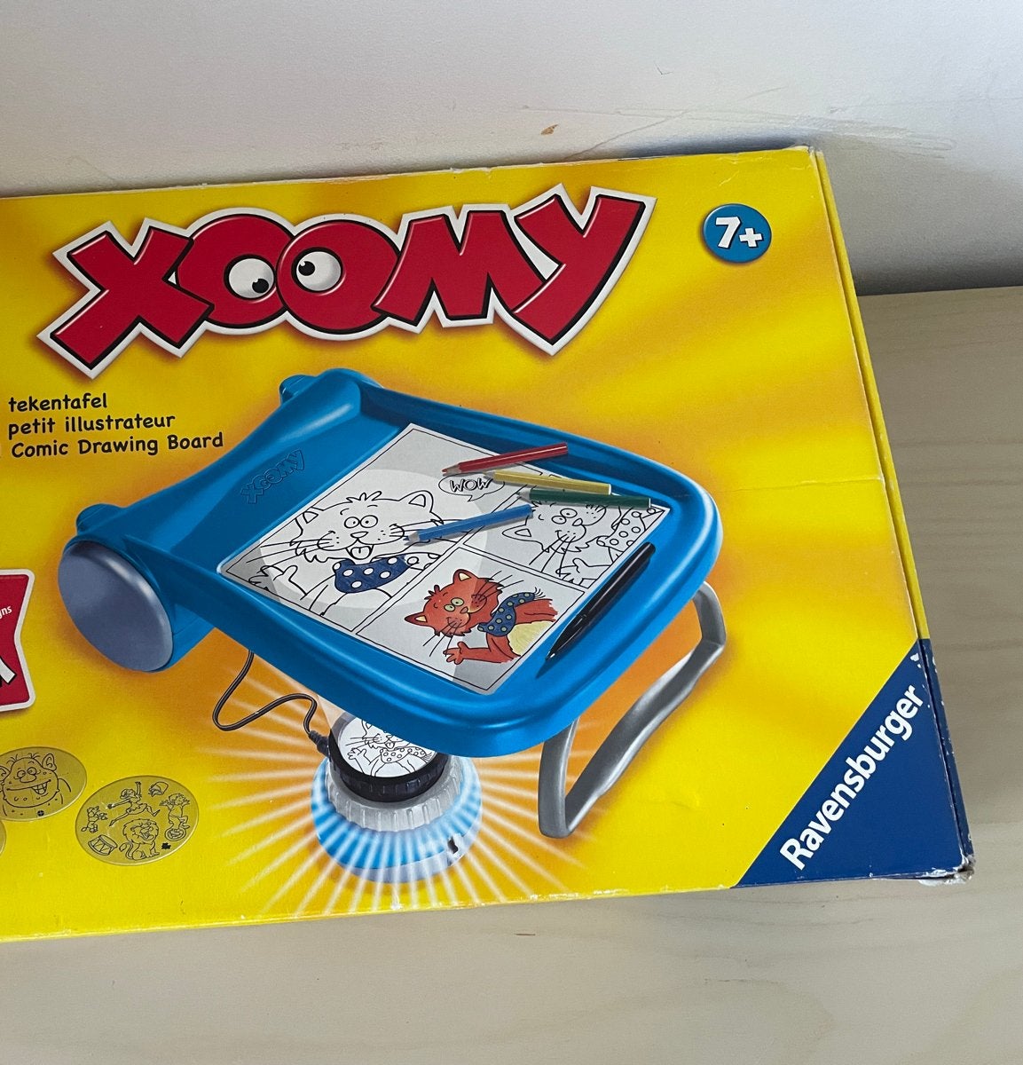 Xoomy Ravensburger tekentafel met zoomfunctie, Verzenden, Zo goed als nieuw, Knutselen, Met licht