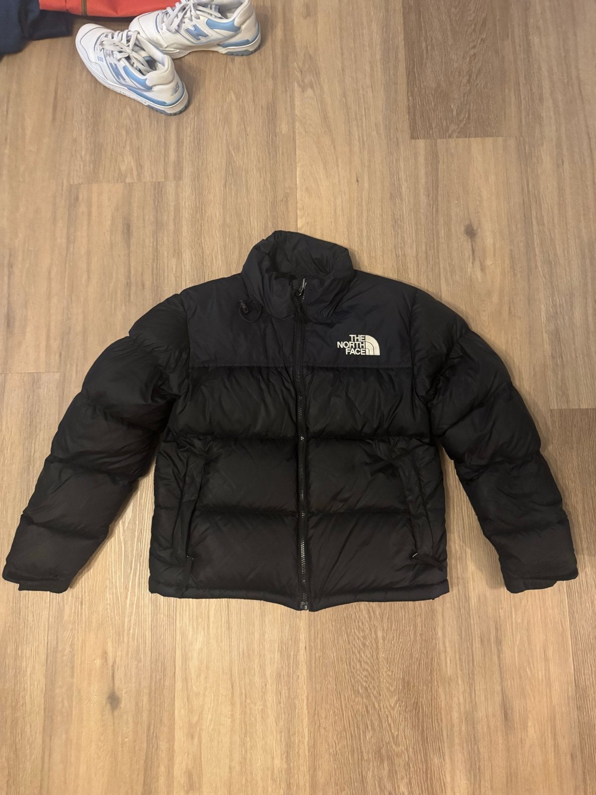 The North Face Nuptse 700 Puffer Jas vrouwen Zwart Maat M, Ophalen of Verzenden, Zo goed als nieuw, Maat 38/40 (M), Zwart