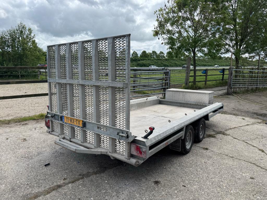 Hulco Terrax Machinetransporter 3500kg 2020 aanhanger, Auto diversen, Ophalen of Verzenden, Gebruikt