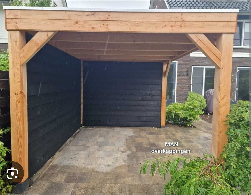 Montage gezocht - Overkapping 3x3 meter met dubbele wanden, Tuin en Terras, Overkappingen, Ophalen