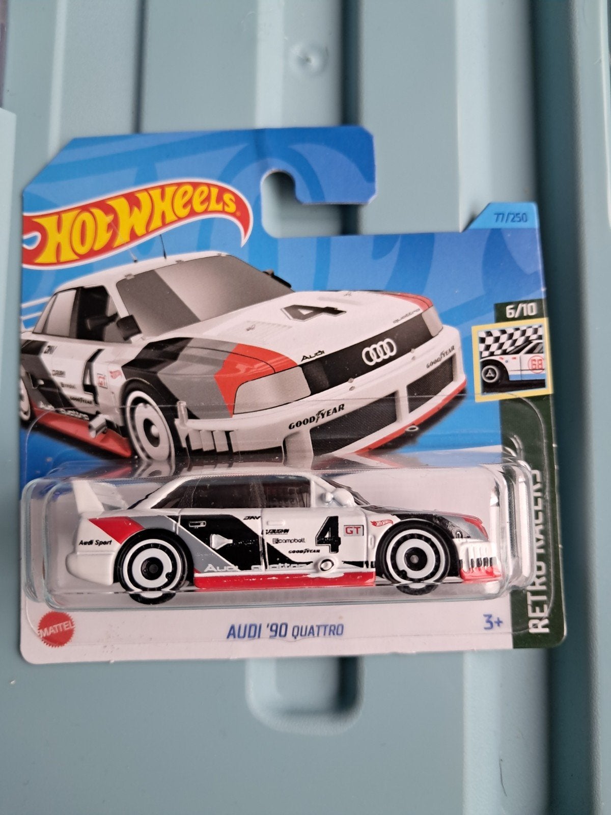 Hot Wheels Audi 90 Quattro wit nieuw in verpakking, Hobby en Vrije tijd, Ophalen of Verzenden, Nieuw, Auto