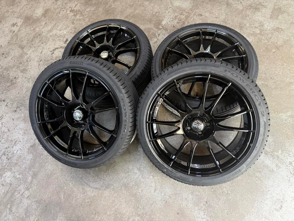 ✅ 18 inch OEM OZ Racing Ultraleggera 5x100 Subaru Impreza, Auto-onderdelen, Banden en Velgen, 18 inch, Gebruikt, Banden en Velgen