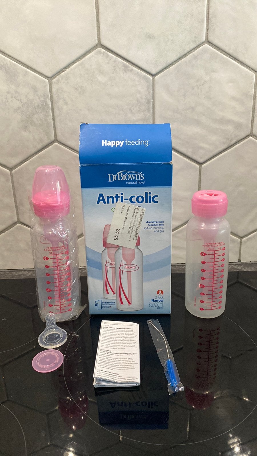 Dr Brown nieuwe flessenhals 250 ml, Ophalen of Verzenden, Nieuw, Overige typen