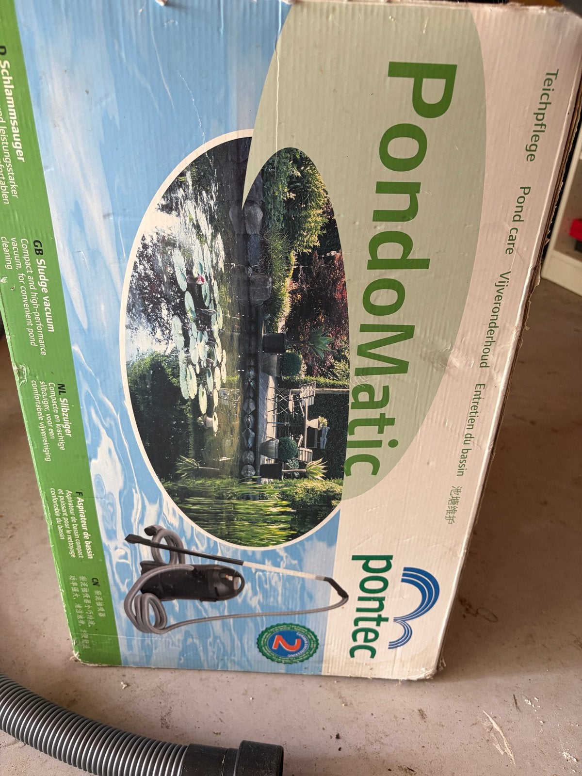 Pontec PondoMatic Vijverstofzuiger - Compact en Krachtig, Ophalen, Gebruikt, Vijverstofzuiger