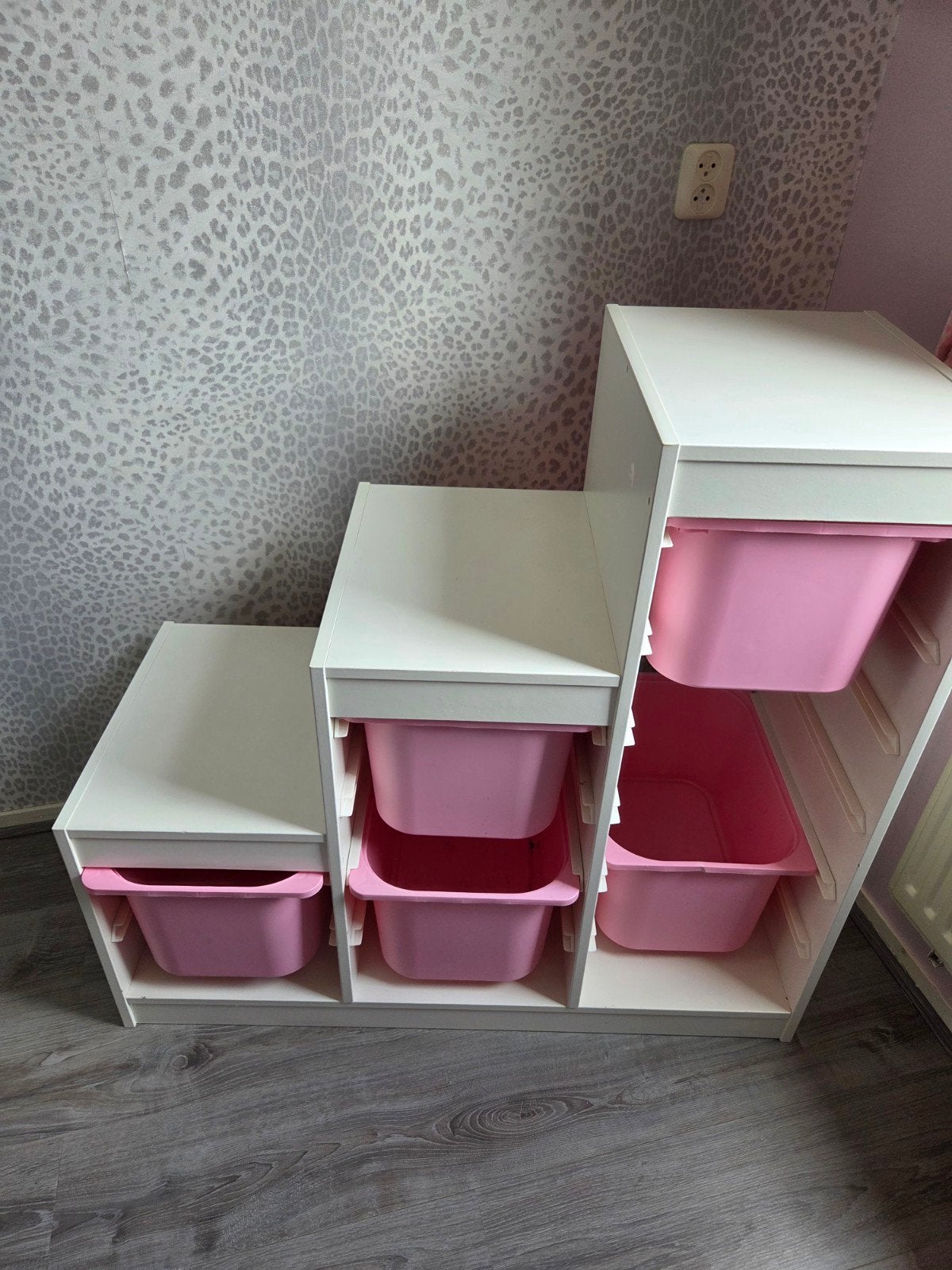 IKEA Trofast opbergmeubel met roze bakken, Ophalen of Verzenden
