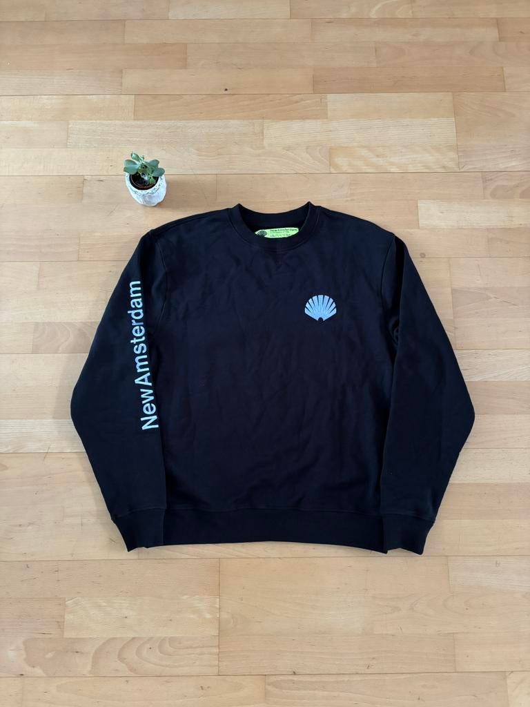 New Amsterdam Surf Association Sweater Zwart M, Ophalen of Verzenden, Zo goed als nieuw, Zwart