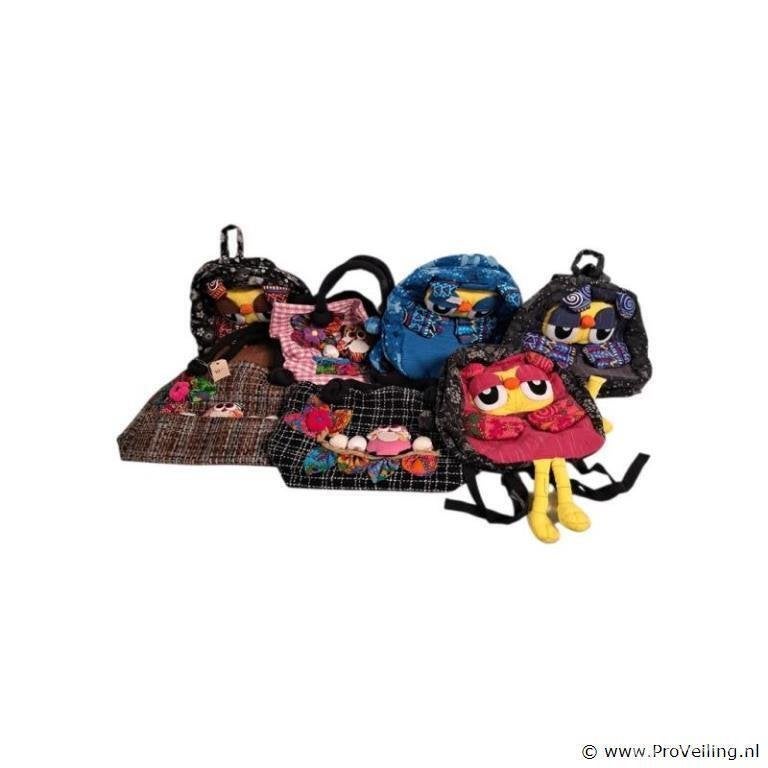 Online Veiling: 7x tas diverse prints, Nieuw