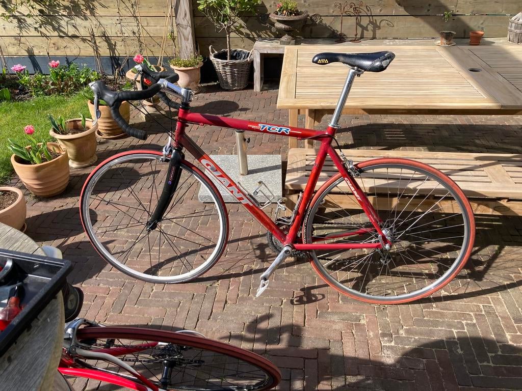 Giant TCR, Fietsen en Brommers, Fietsen | Racefietsen, Ophalen, Aluminium, Giant, Zo goed als nieuw