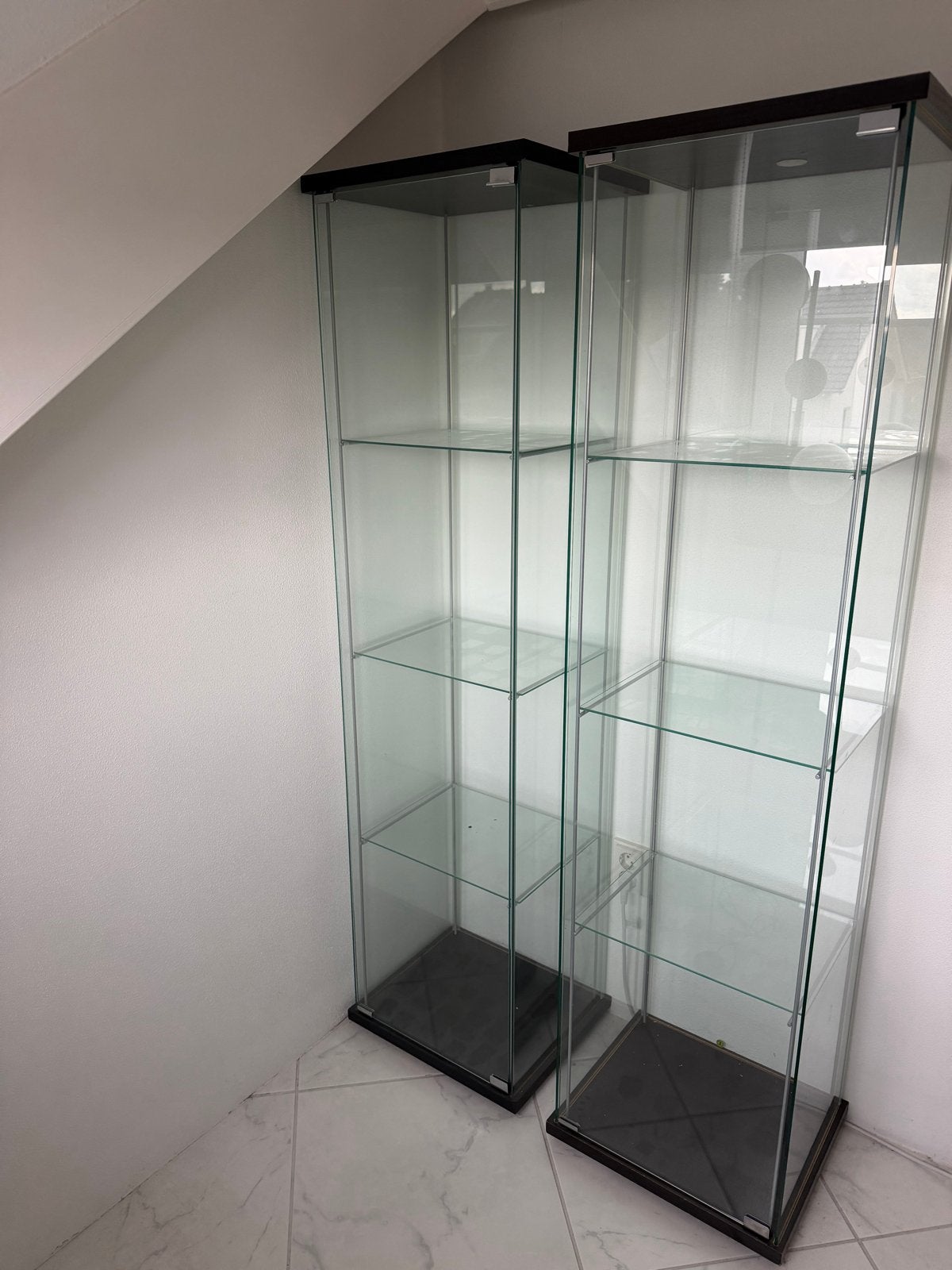 IKEA Detolf Vitrinekasten - in zeer nette staat, Ophalen, Minder dan 50 cm, 150 tot 200 cm, 25 tot 50 cm