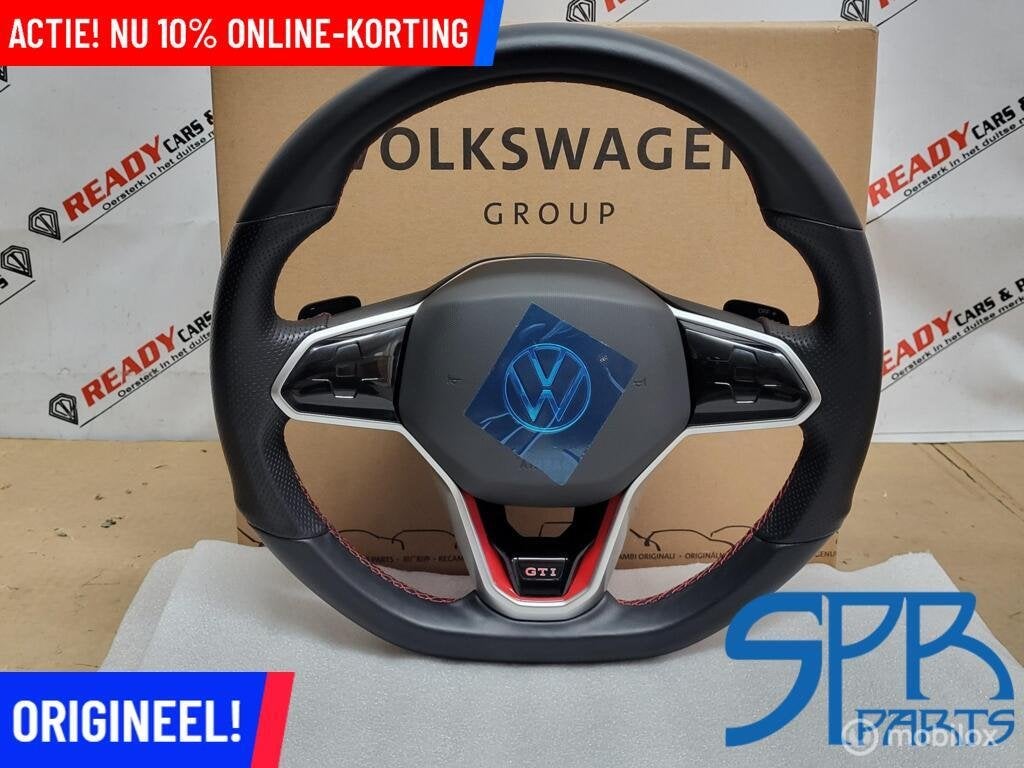 Stuurwiel STUUR VW Golf 8 VIII GTI F1 FLIPPER + AIRBAG NIEUW