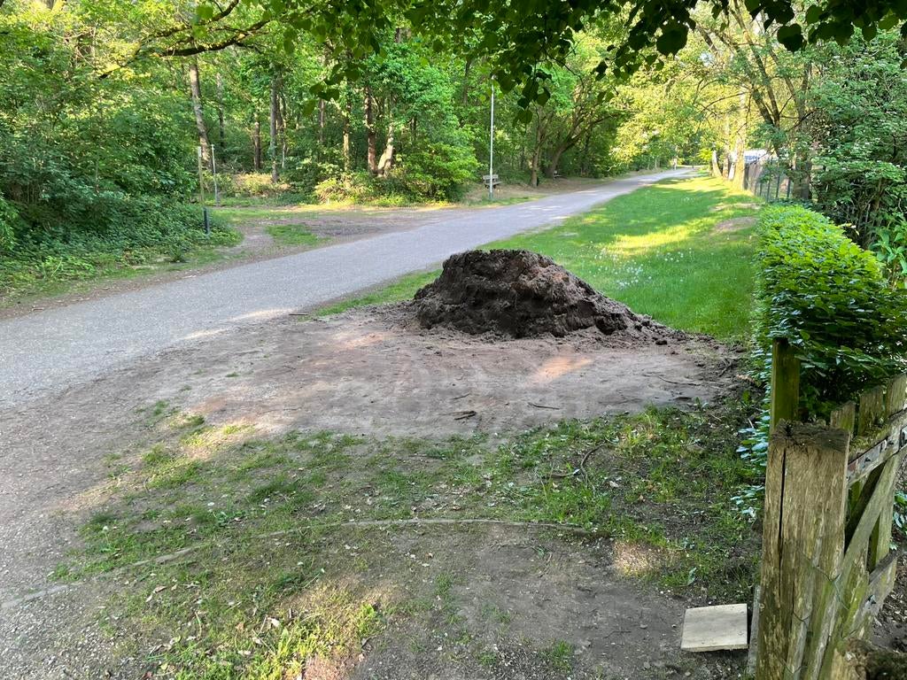 2 kuub zwarte grond, Ophalen, Tuinaarde