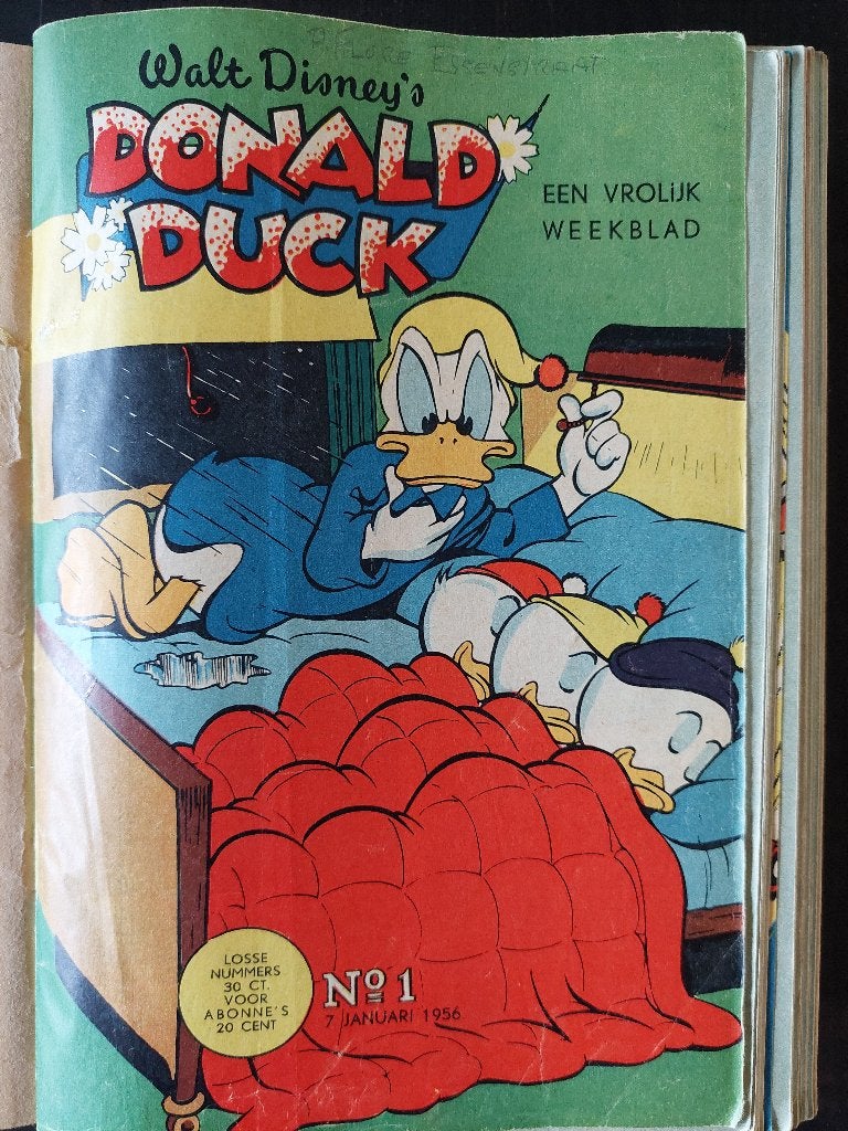 Originele Donald Duck 1956, Complete serie of reeks, Ophalen of Verzenden, Donald Duck / Disney, Gelezen