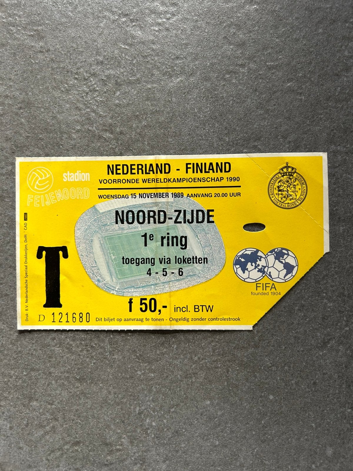 Nederland - Finland ticket, Ophalen of Verzenden, Gebruikt, Overige binnenlandse clubs, Overige typen