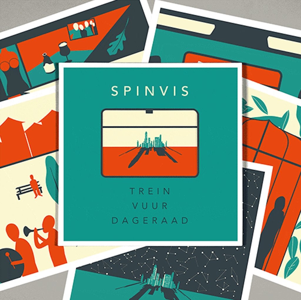 Vinyl LP+Cd Spinvis Trein Vuur Dageraad VIEWMASTER GREEN NEW, Boxset, Ophalen of Verzenden, Geseald, Pop