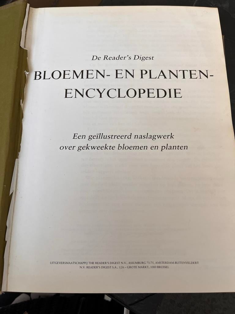 Bloemen- en Planten-Encyclopedie Reader's Digest, Ophalen of Verzenden, Gelezen, Bloemen en Planten, Los deel