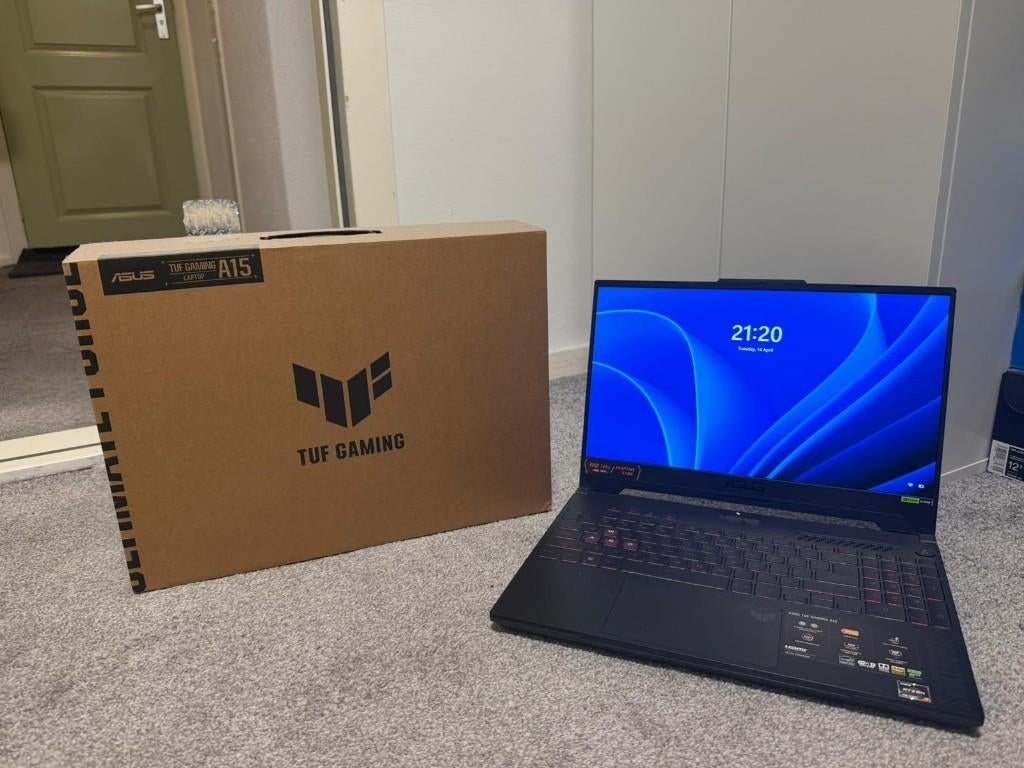 ASUS TUF Gaming A15 - RTX 4060!!, Computers en Software, Windows Laptops, Zo goed als nieuw, 16 inch, SSD, 4 Ghz of meer, 16 GB