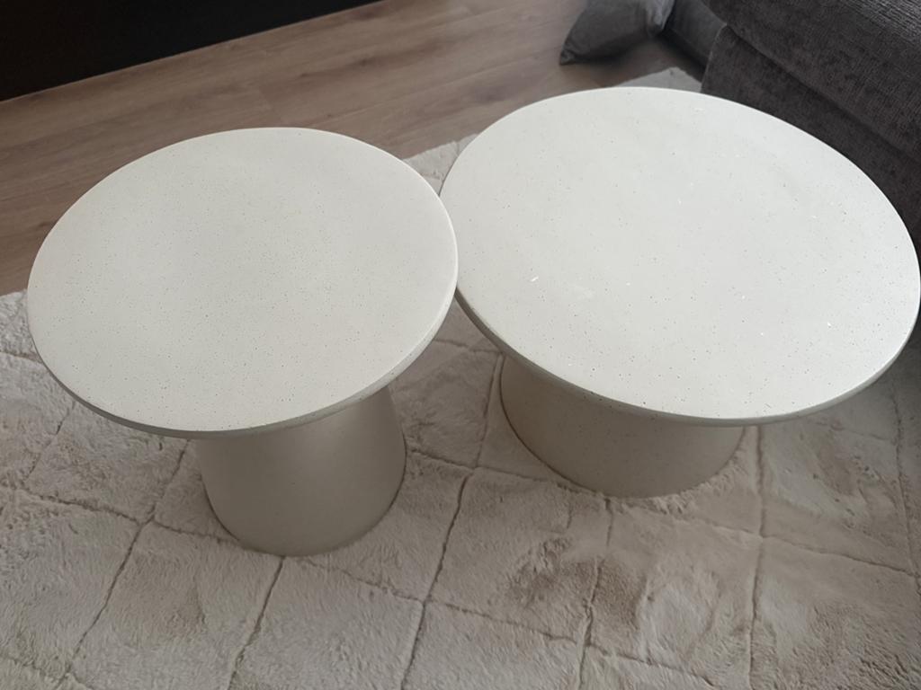Leenbakker salontafel / bijzettafel, Huis en Inrichting, Tafels | Salontafels, Ophalen of Verzenden, Rond, 50 tot 100 cm, Minder dan 50 cm