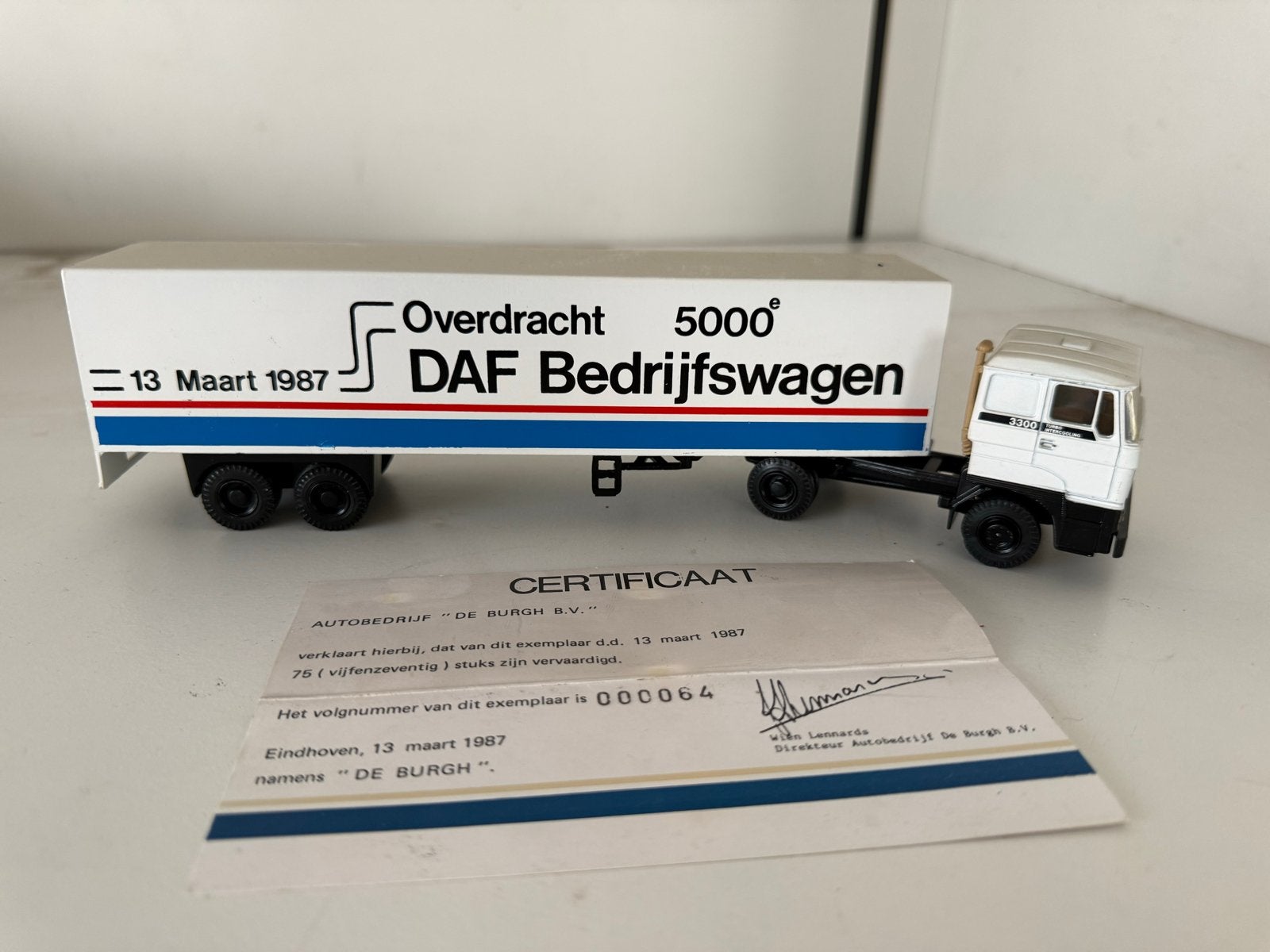DAF Bedrijfswagen 5000e Overdracht Model met Certificaat, Verzenden, Zo goed als nieuw, Overige merken