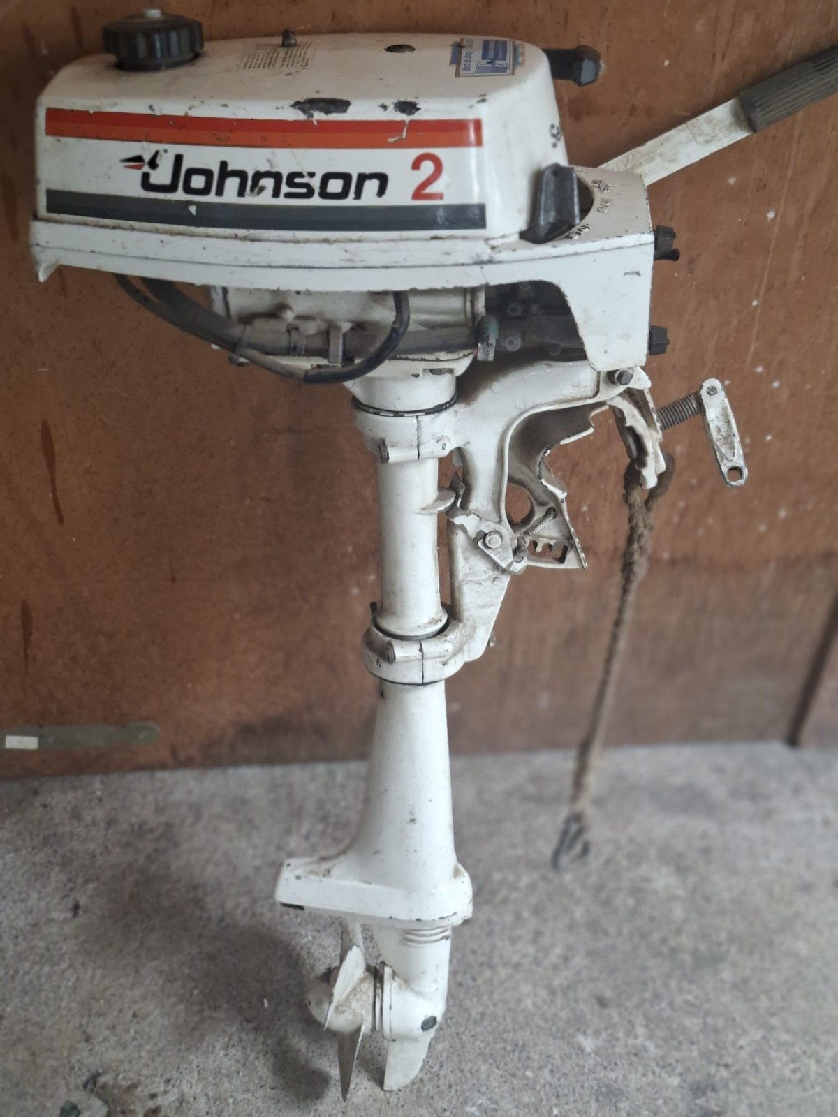 Johnson 2 pk 2 takt, staat onbekend, Ophalen, Gebruikt, Motor en Techniek, Zeilboot of Motorboot