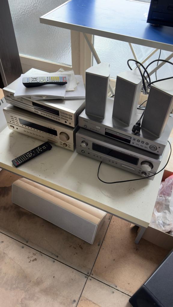 Complete Denon Surround Sound Set met CD/DVD-speler, Ophalen, Gebruikt, Denon, Losse componenten