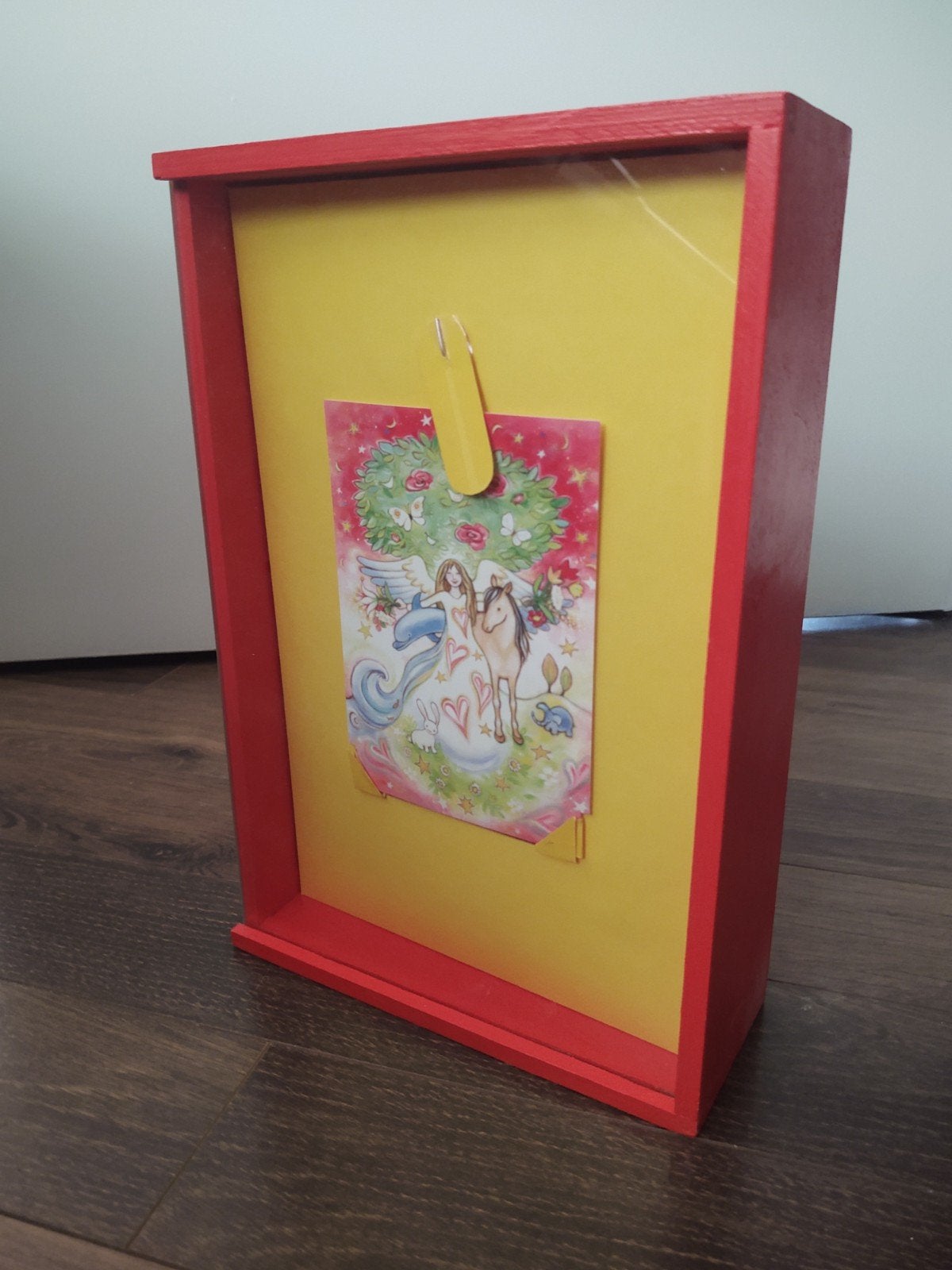 Doe het zelf wandlamp voor ansichtkaart, Ophalen, Gebruikt, Handgemaakt, Lamp