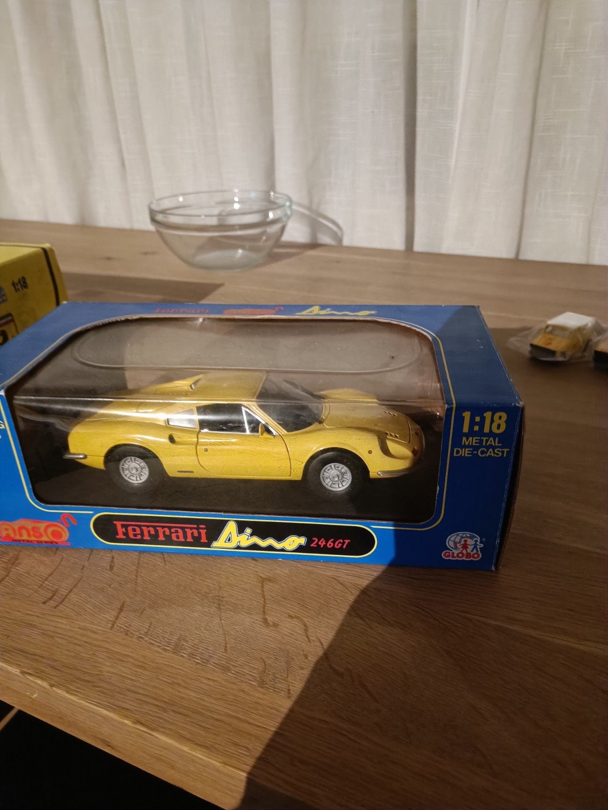 Anson Ferrari Dino 246GT 1:18 Die-Cast Modelauto, Ophalen of Verzenden, Zo goed als nieuw, Auto, Anson