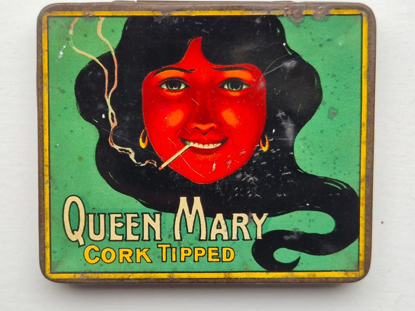 Queen Mary Cork Tipped Cigarettes blik, Verzamelen, Blikken, Ophalen of Verzenden, Gebruikt, Overige
