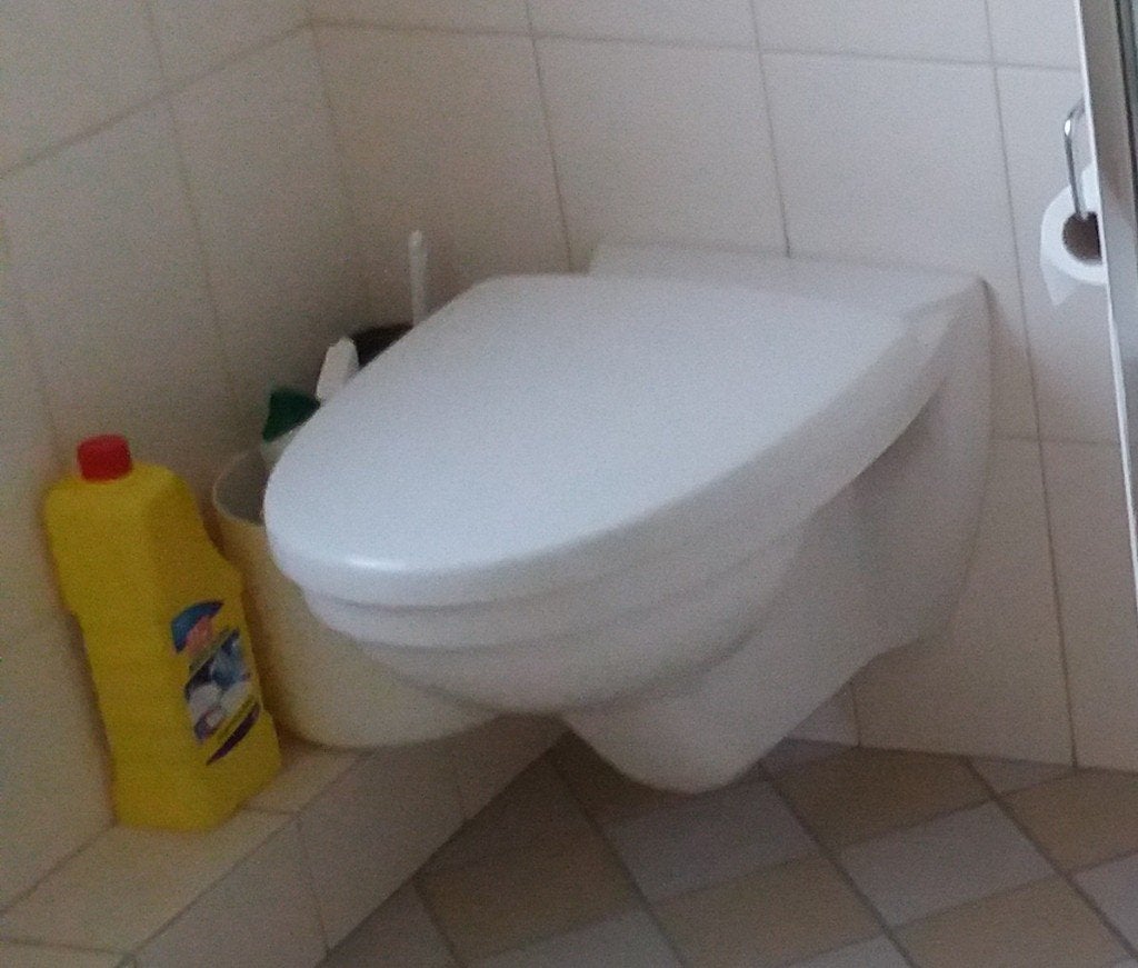 wandcloset, toilet, Ophalen, Zo goed als nieuw, Steen, Toilet