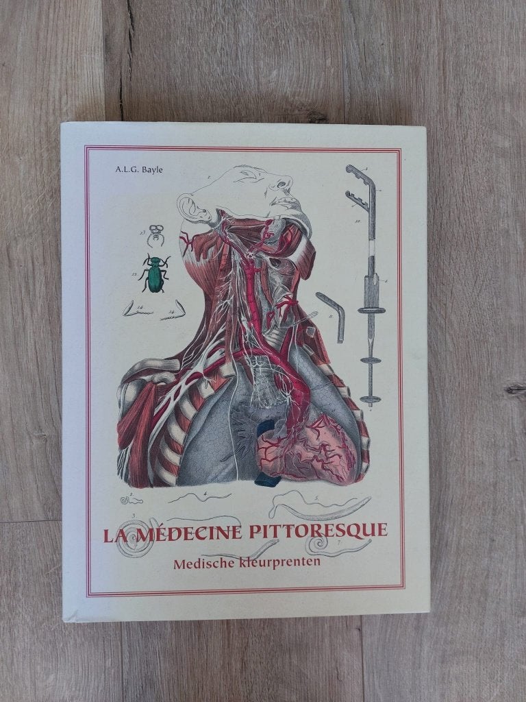 La Médicine Pittoresque - medische kleurprenten, Boeken, Ophalen of Verzenden, Zo goed als nieuw