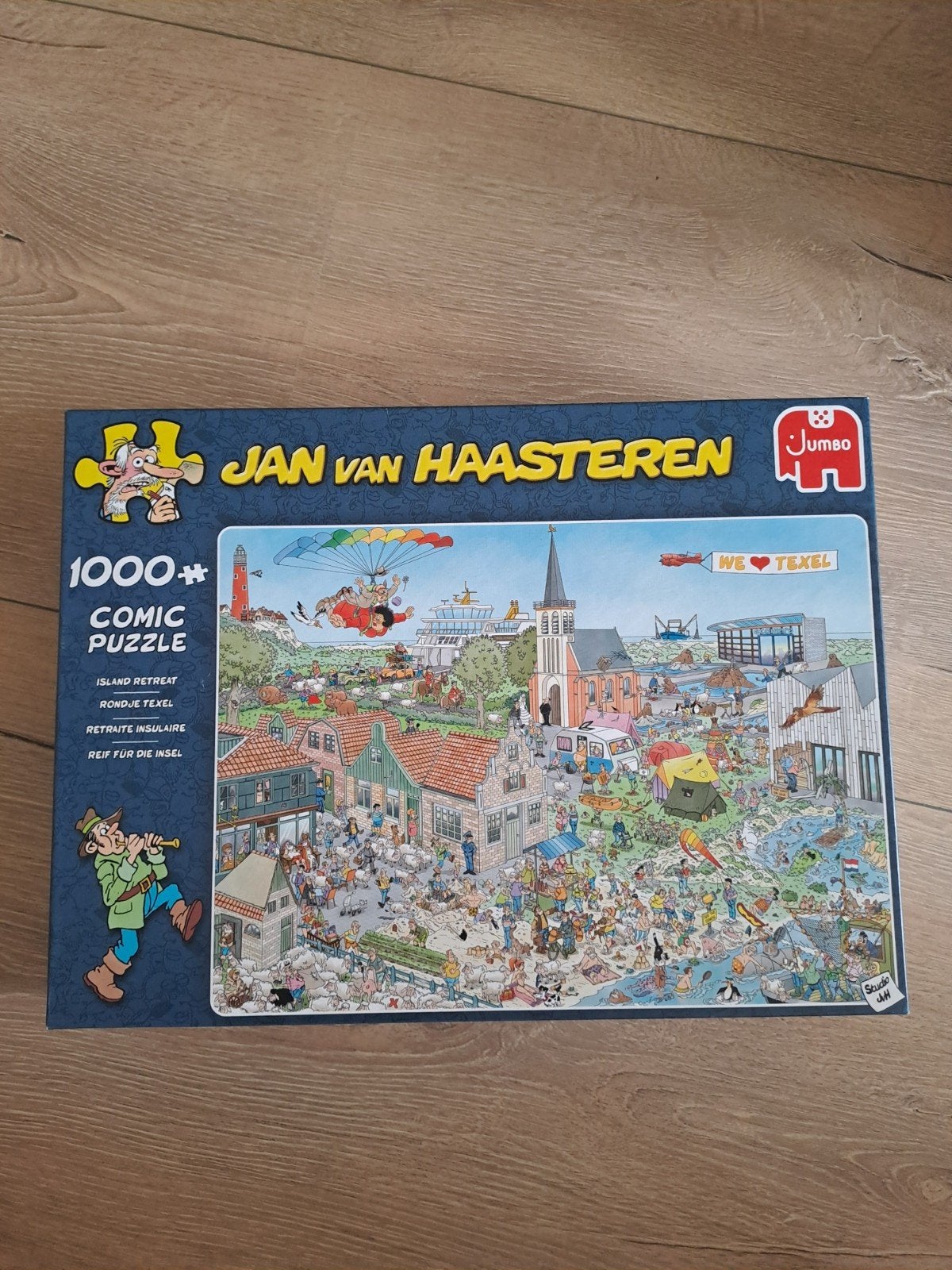 Jan van Haasteren 'Rondje Texel', Ophalen of Verzenden, 500 t/m 1500 stukjes, Zo goed als nieuw, Legpuzzel