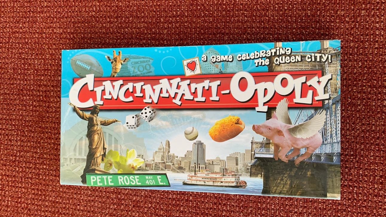 Cincinnati Monopoly Cincinnati-opoly bordspel van Queen City, Ophalen of Verzenden, Gebruikt