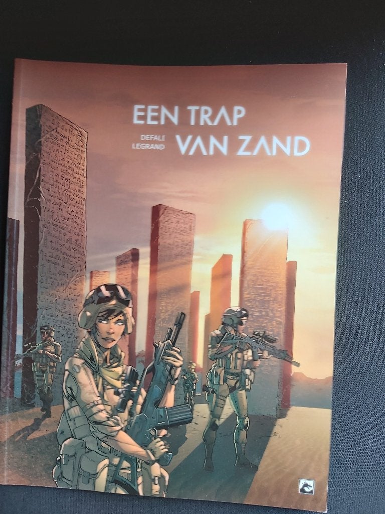 Een trap van zand, Eén stripboek, Ophalen of Verzenden, Zo goed als nieuw