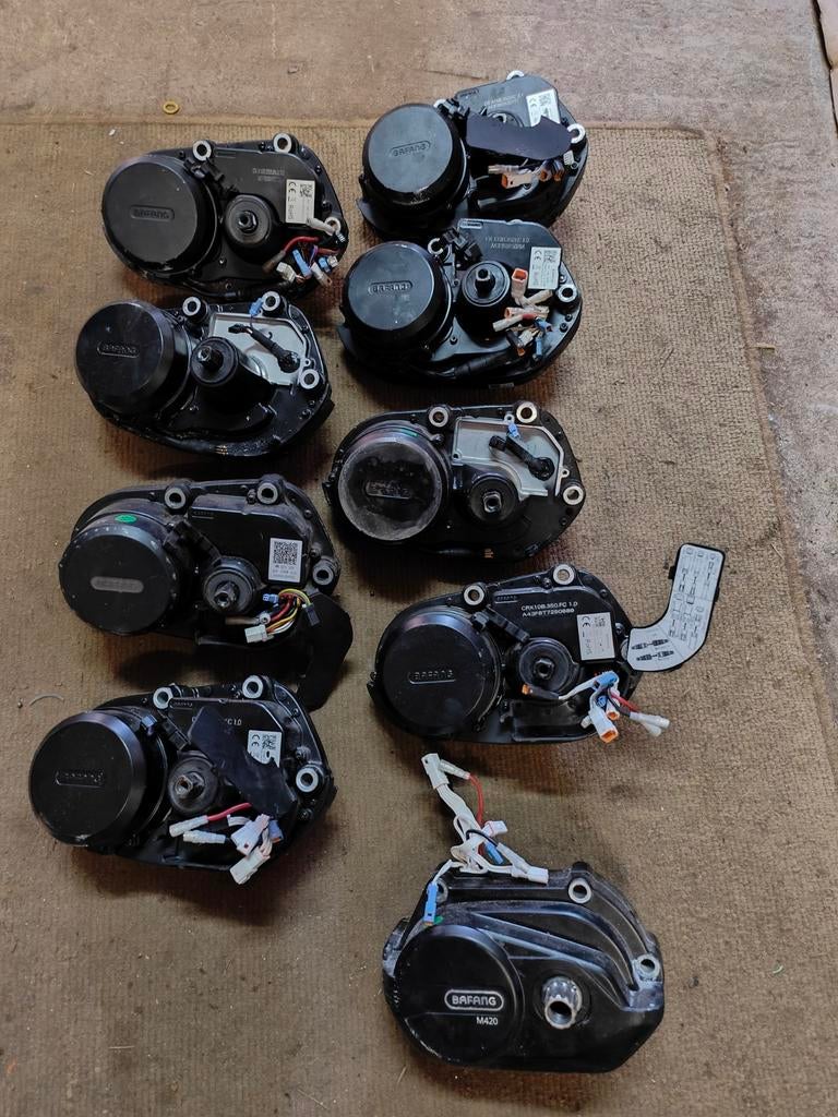10 bafang motoren, Ophalen