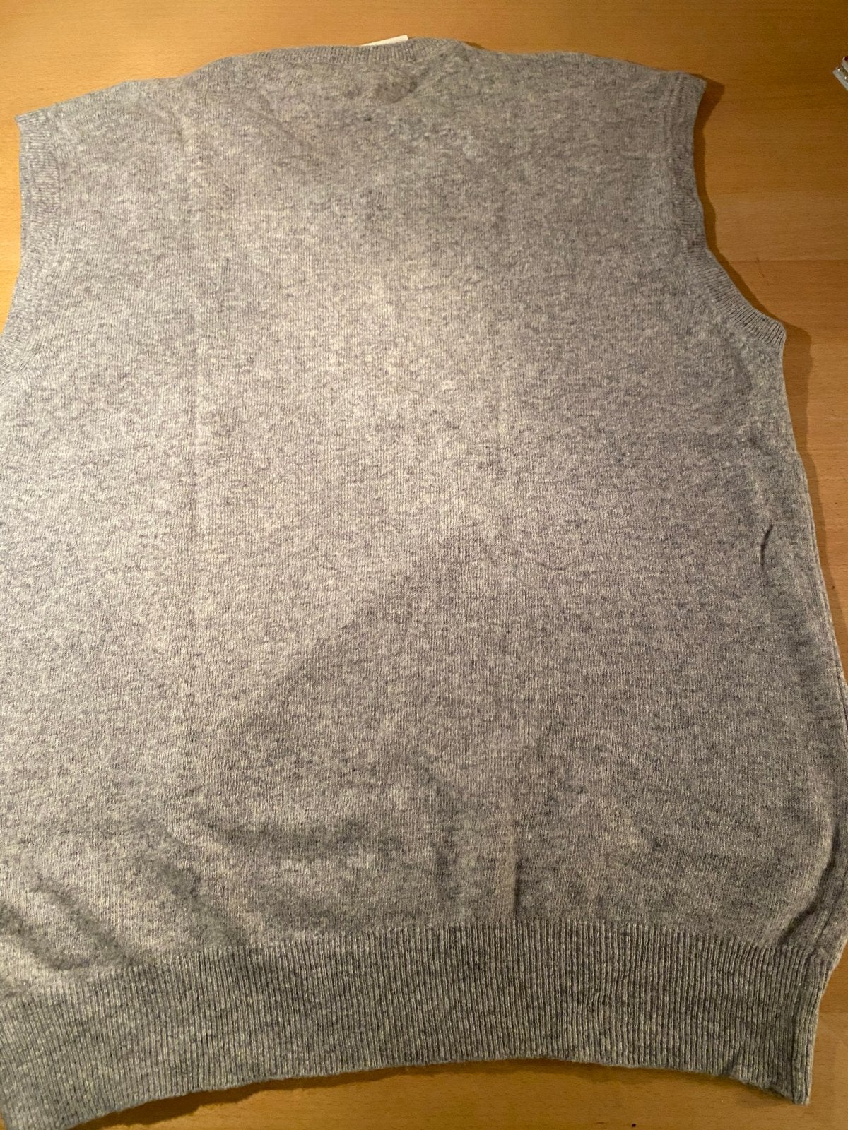 Nieuwe Grijze lamswollen Spencer Slip-over met Prijskaartje, Ophalen of Verzenden, Nieuw, Grijs