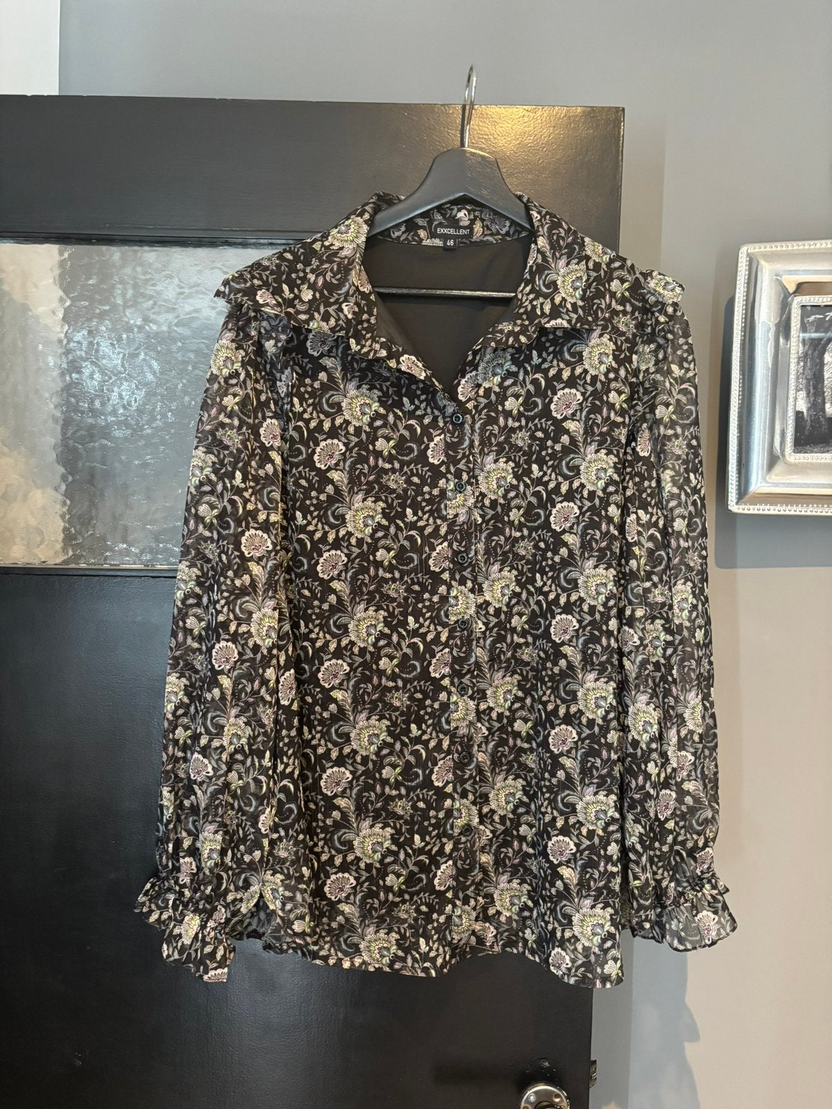 Exxcelent blouse maat 46, Kleding | Dames, Ophalen of Verzenden, Zo goed als nieuw, Maat 46/48 (XL) of groter, Meerkleurig