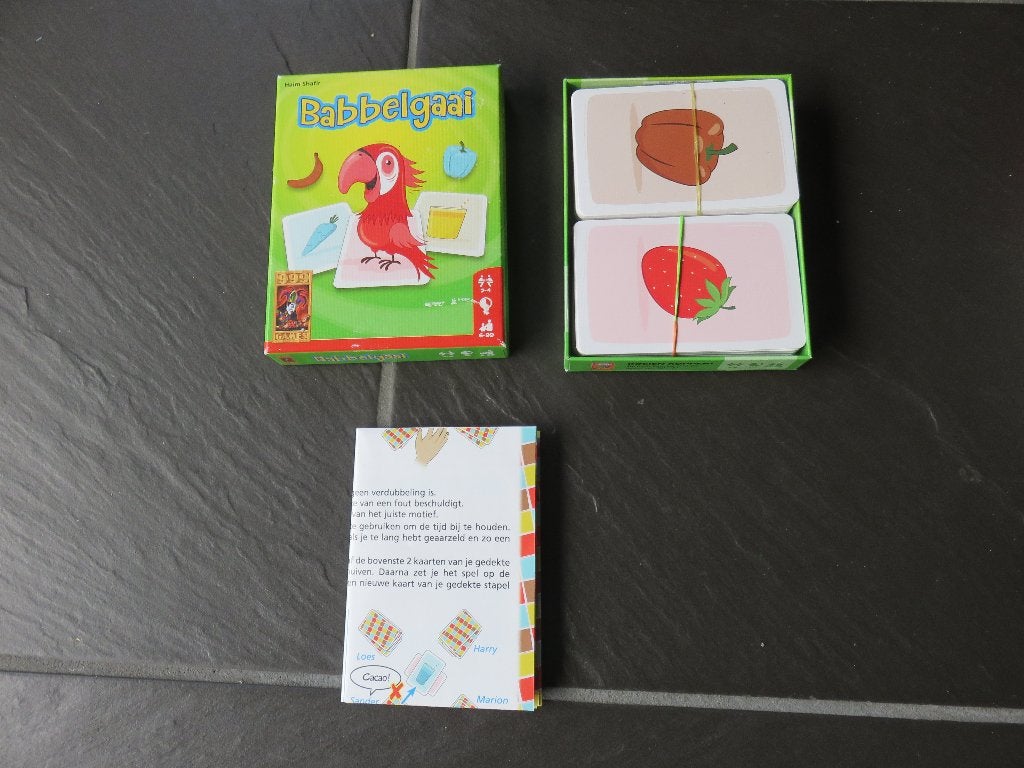 Babbelgaai, kaartspel 999games van 6 - 99jaar., Ophalen of Verzenden, Zo goed als nieuw