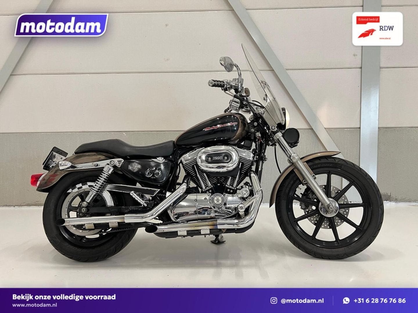 Unieke Harley-Davidson XL 1200C Sportster Custom | RIJKLAAR, 2 cilinders, HARLEY-DAVIDSON, Bedrijf, Meer dan 35 kW