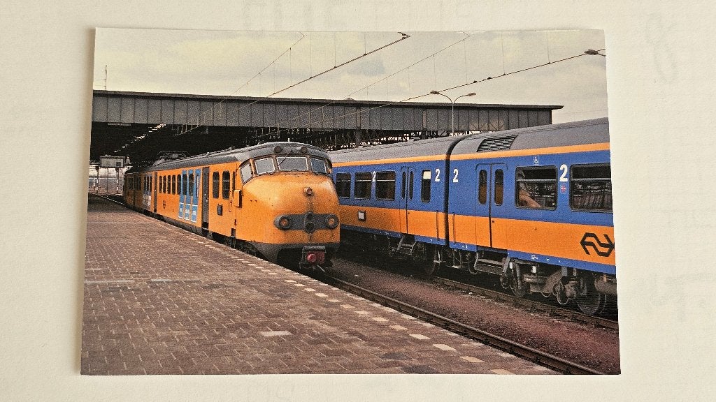 Foto TREIN NS Nederlandse Spoorwegen Mat 54 Hondekop, Verzenden, Gebruikt, Trein, Overige typen