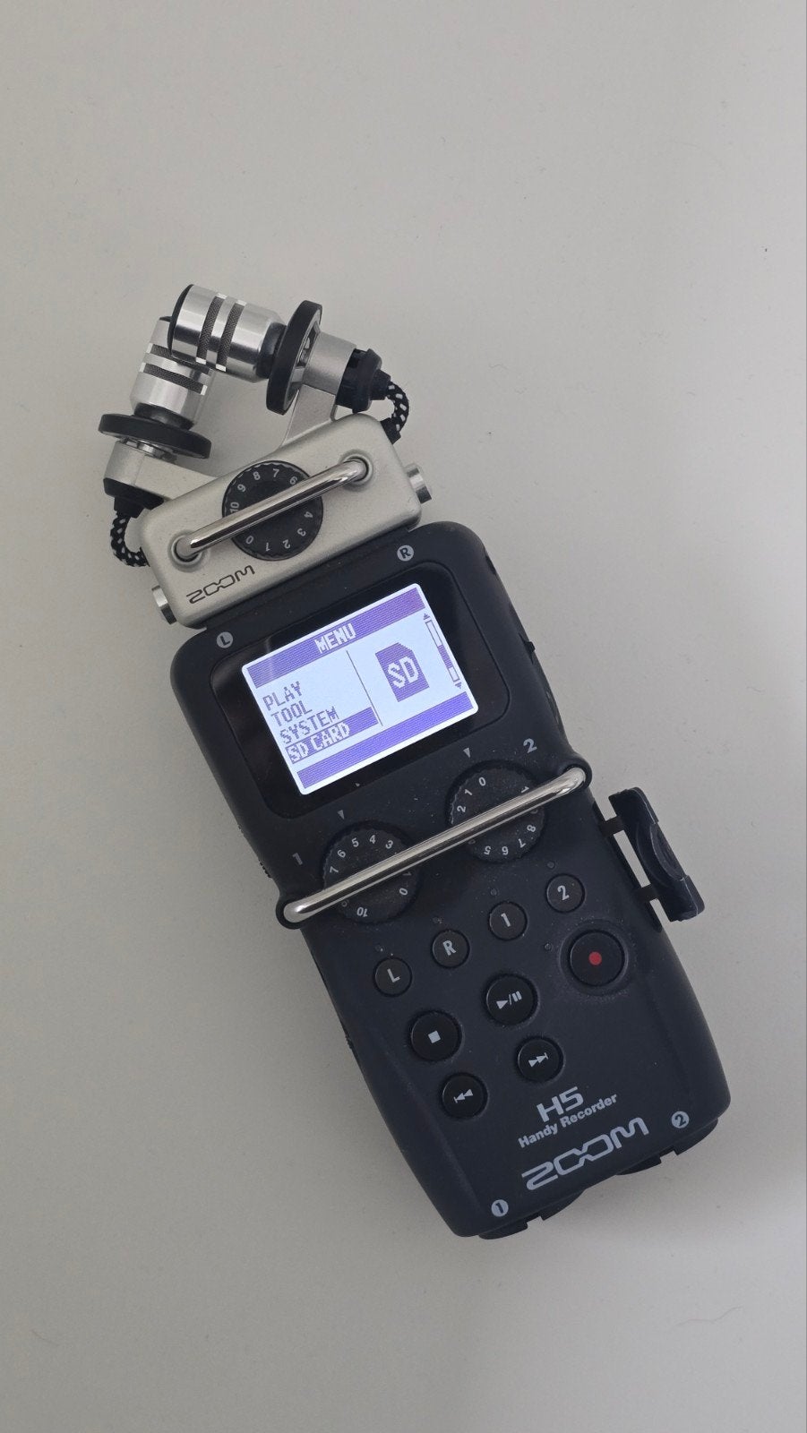 Zoom H5 Handy Recorder met XYH-5 Stereo Microfoon, Ophalen of Verzenden, Zo goed als nieuw, Audio