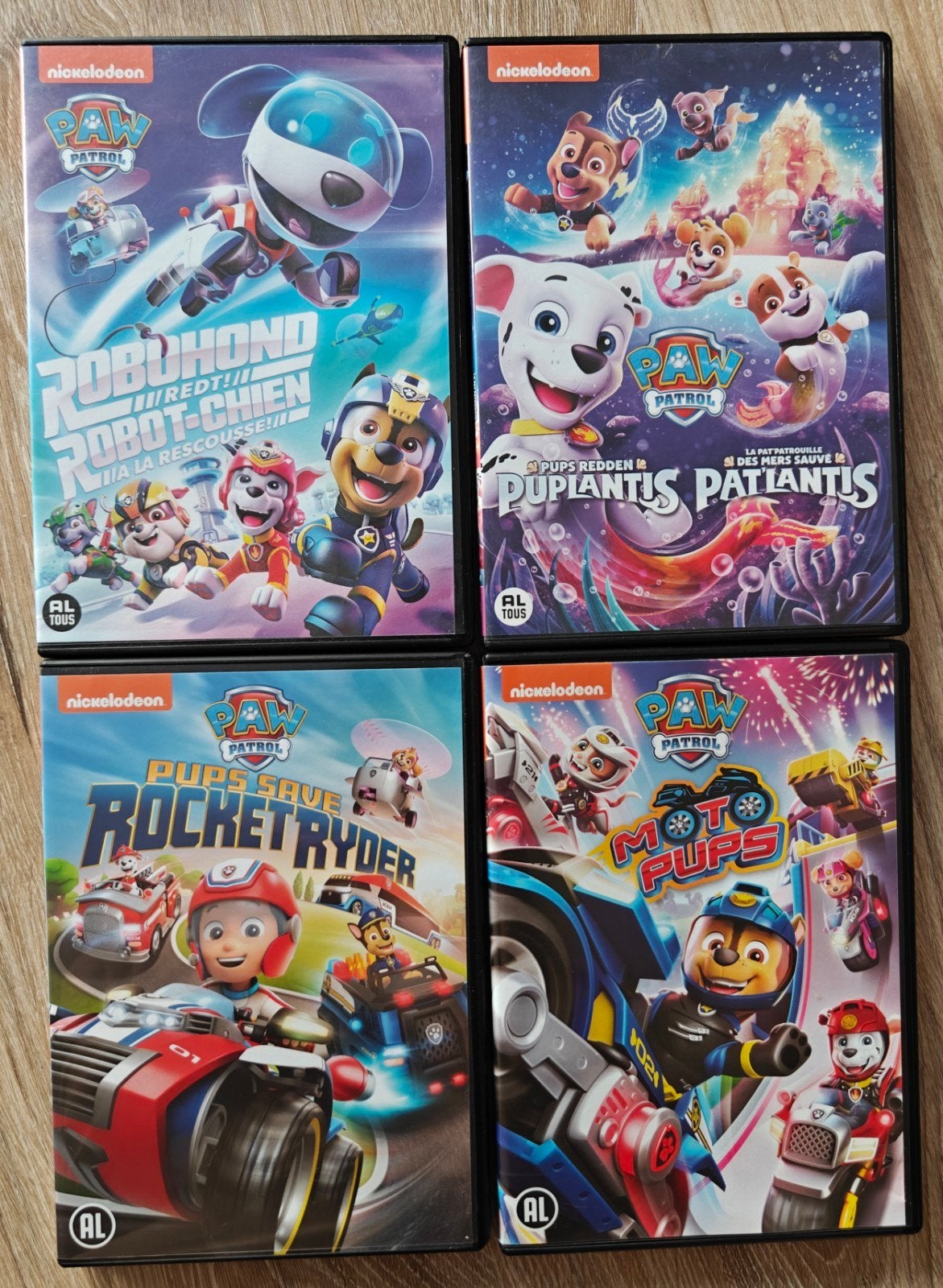 DVD-Collectie Paw Patrol (4 DVD's), Tekenfilm, Ophalen of Verzenden, Zo goed als nieuw, Alle leeftijden