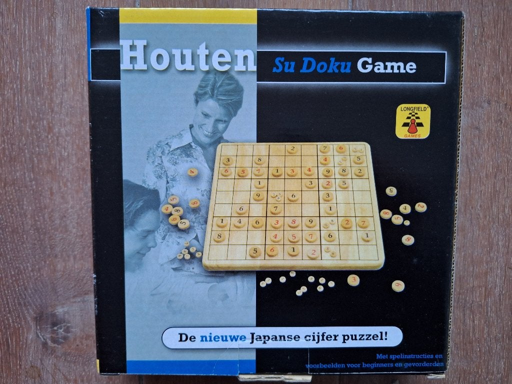 Houten Su Doku Game van Longfield Games, Ophalen of Verzenden, Nieuw, Longfield Games