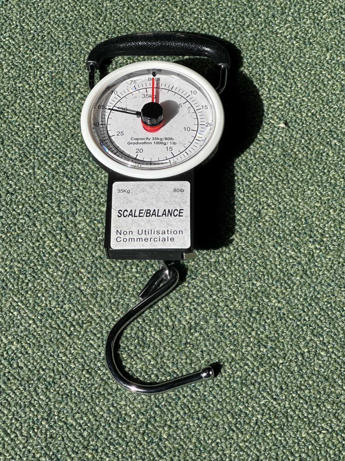 Handige Hangweegschaal 35kg/80lb - Nieuwstaat, Ophalen, Nieuw, Hangweegschaal, Minder dan 50 kg