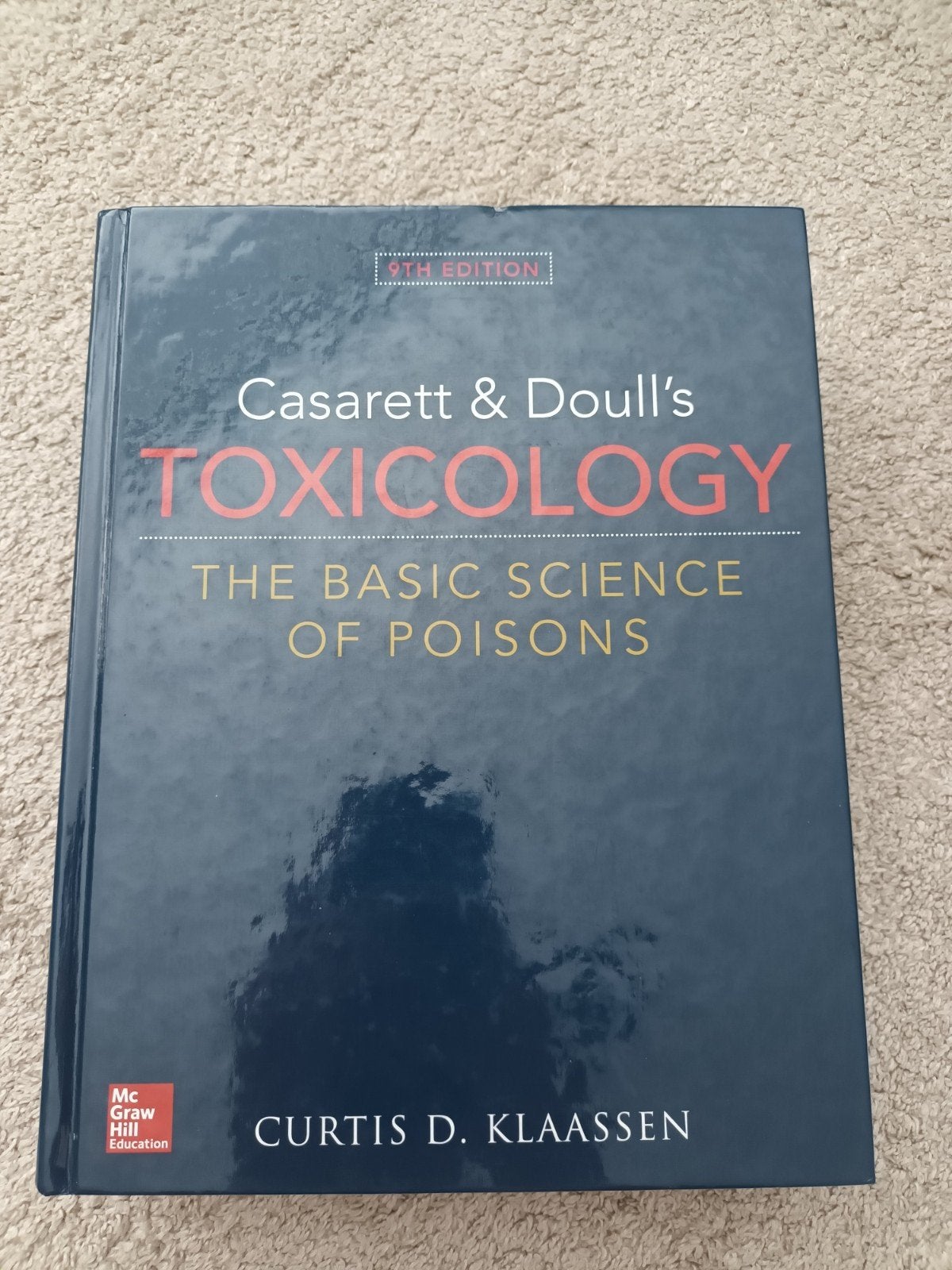 Casarett & Doull's Toxicology 9th Edition, Ophalen of Verzenden, Curtis D. Klaassen, Beta, WO