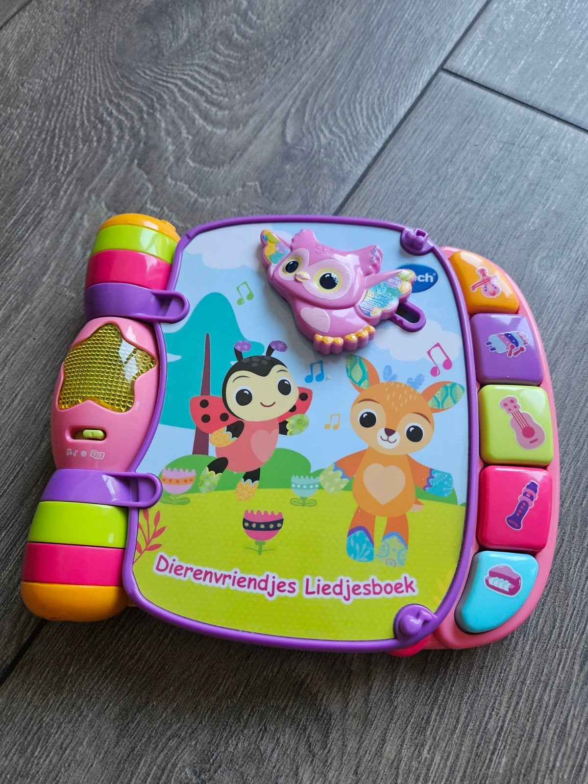 Vtech dierenvriendjes liedjesboek roze, Ophalen, Zo goed als nieuw, 6 maanden tot 2 jaar