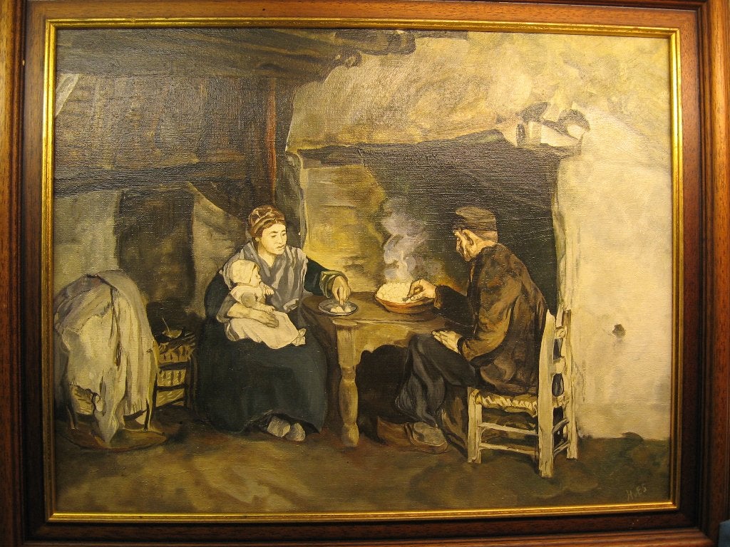"LARENS TAFEREEL" Schitterend Schilderij !!! Kopie Neuhuijs, Antiek en Kunst, Kunst | Schilderijen | Klassiek, Doek, Portret of Personen