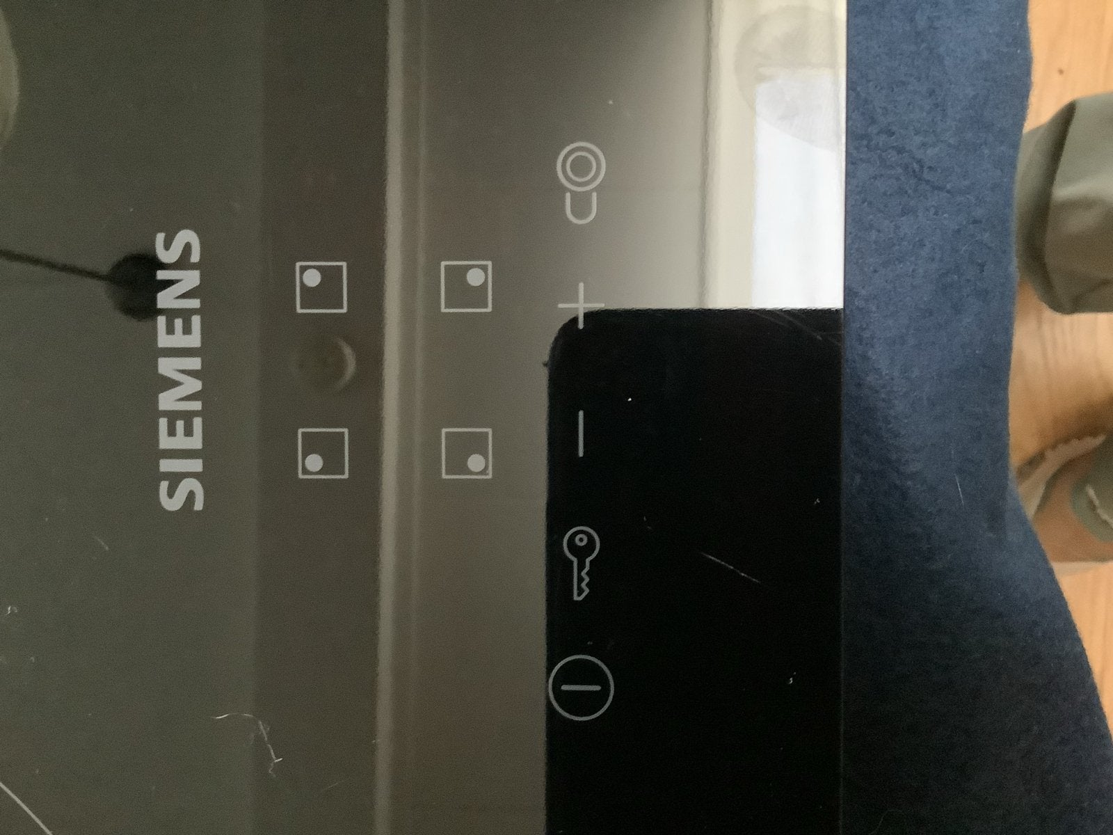 Siemens Inductie Kookplaat - 59x52 cm - Goede Staat, Ophalen, Gebruikt, 4 kookzones, Inbouw