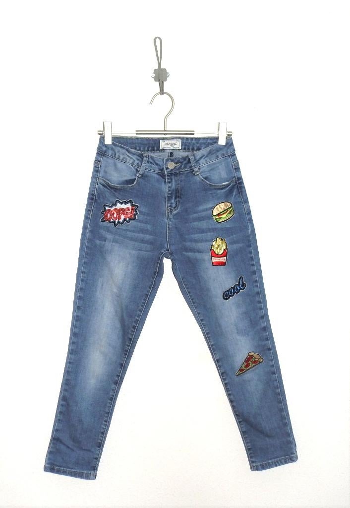 aparte Mayoral jeans broek maat 128, Kinderen en Baby's, Kinderkleding | Maat 128, Broek, Mayoral, Meisje, Ophalen of Verzenden