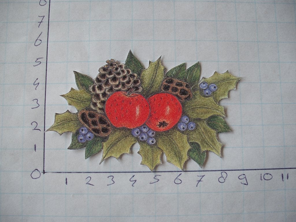 nr. 847 - uitgeknipt 3d plaatje kerst, Ophalen of Verzenden, Nieuw, Kerst, Knipvel