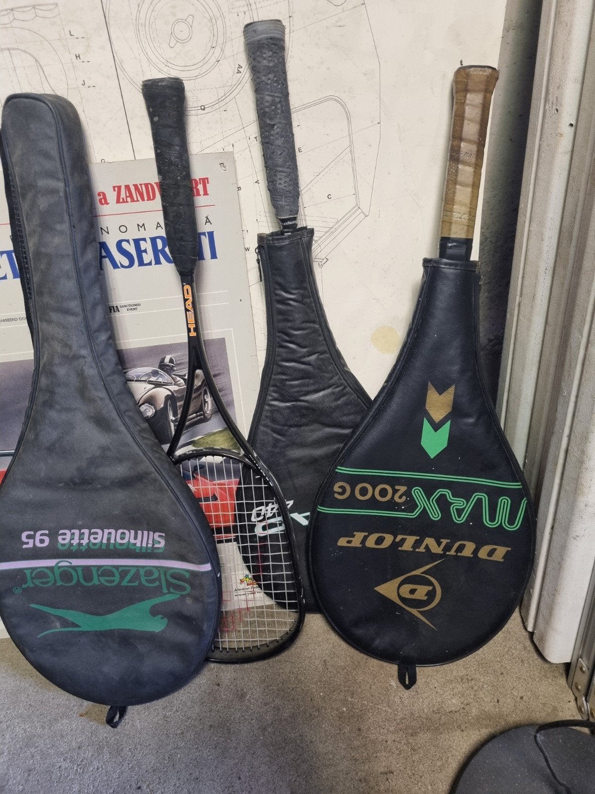 Oude rackets, Sport en Fitness, Tennis, Ophalen, Racket, Overige merken
